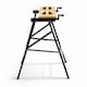 image 4 of Folding Foldable Trestle Work Bench Workbench Portable 100kg | Black