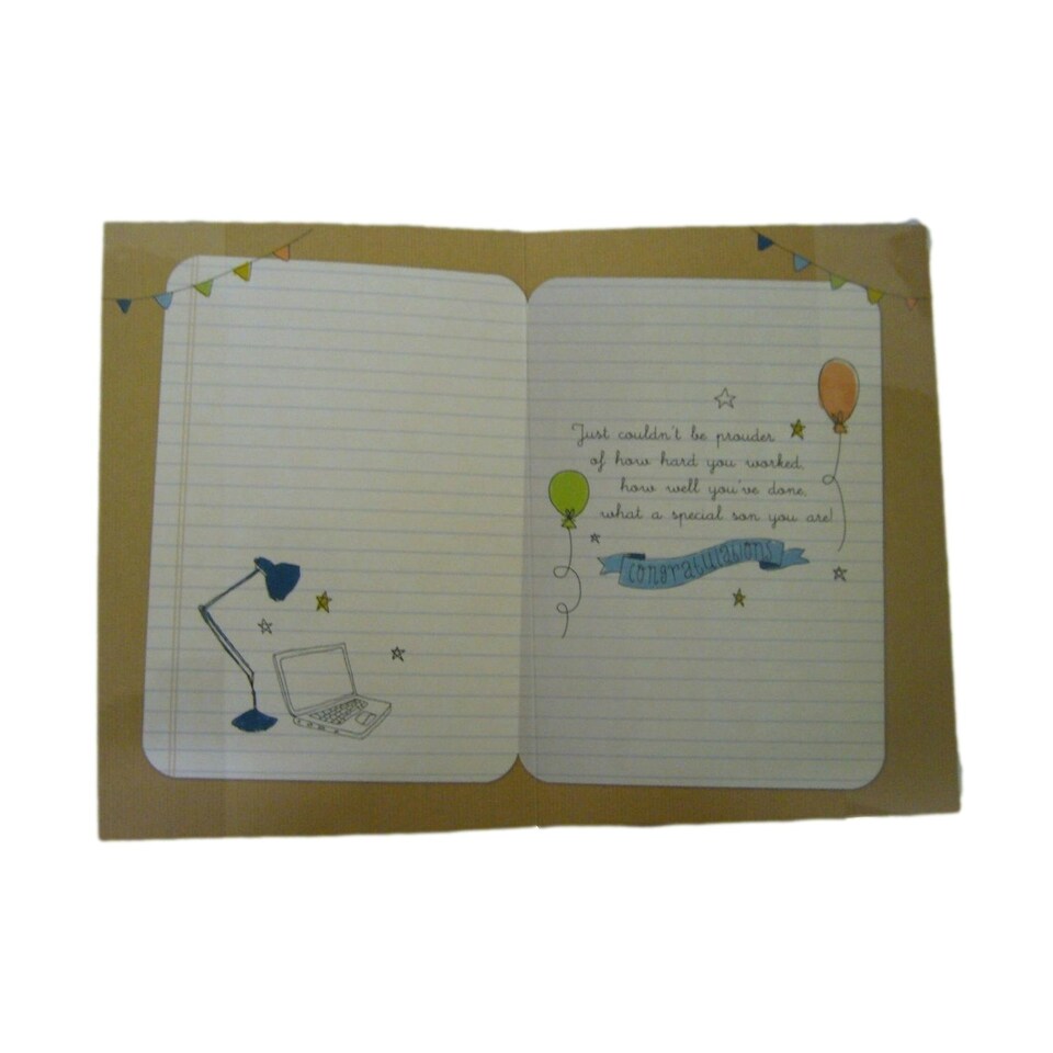 image 1 of Son Congratulations Card