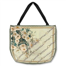 Flowers & Chain Links Tote bat | Multi