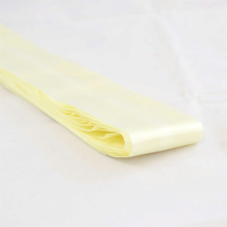 image 1 of 60 Pieces of 50mm Light Yellow Pull Bows