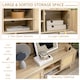image 5 of COSTWAY TV Stand for TVs up to 55 Inch Rattan Media Console Table