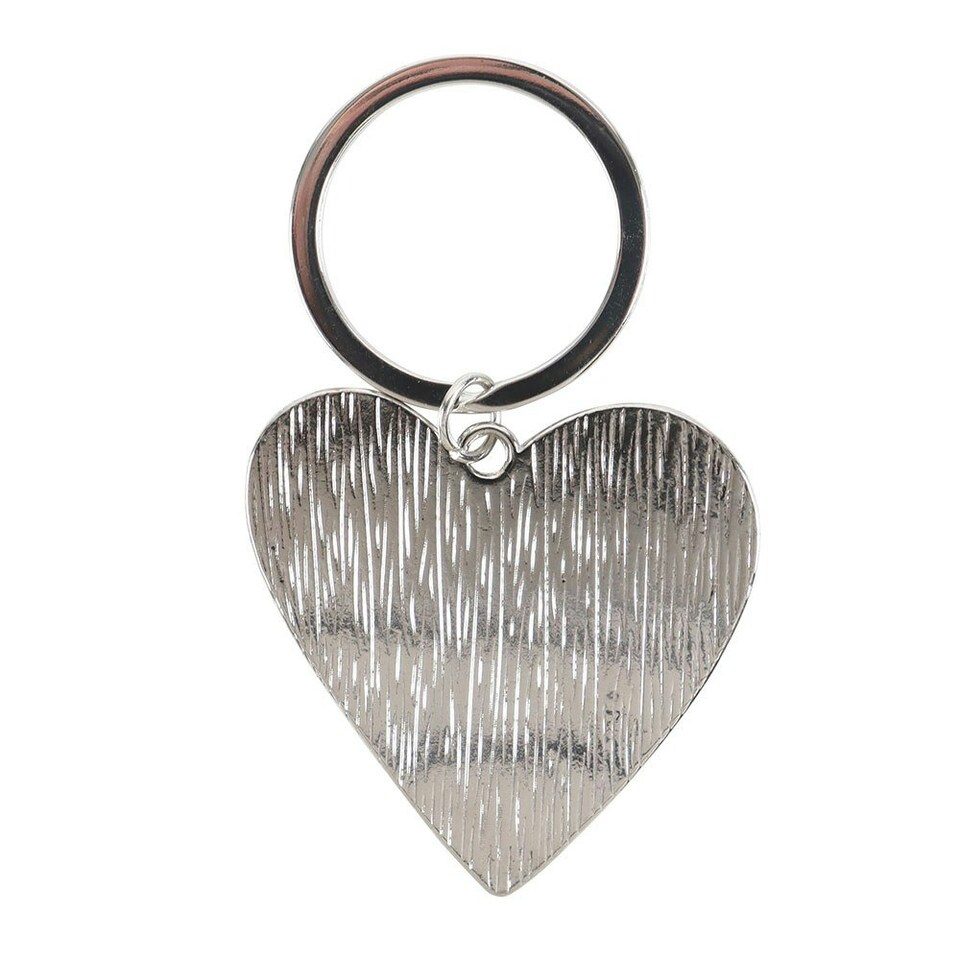 image 1 of Something Different You Are Loved Heart Keyring - Red - One Size