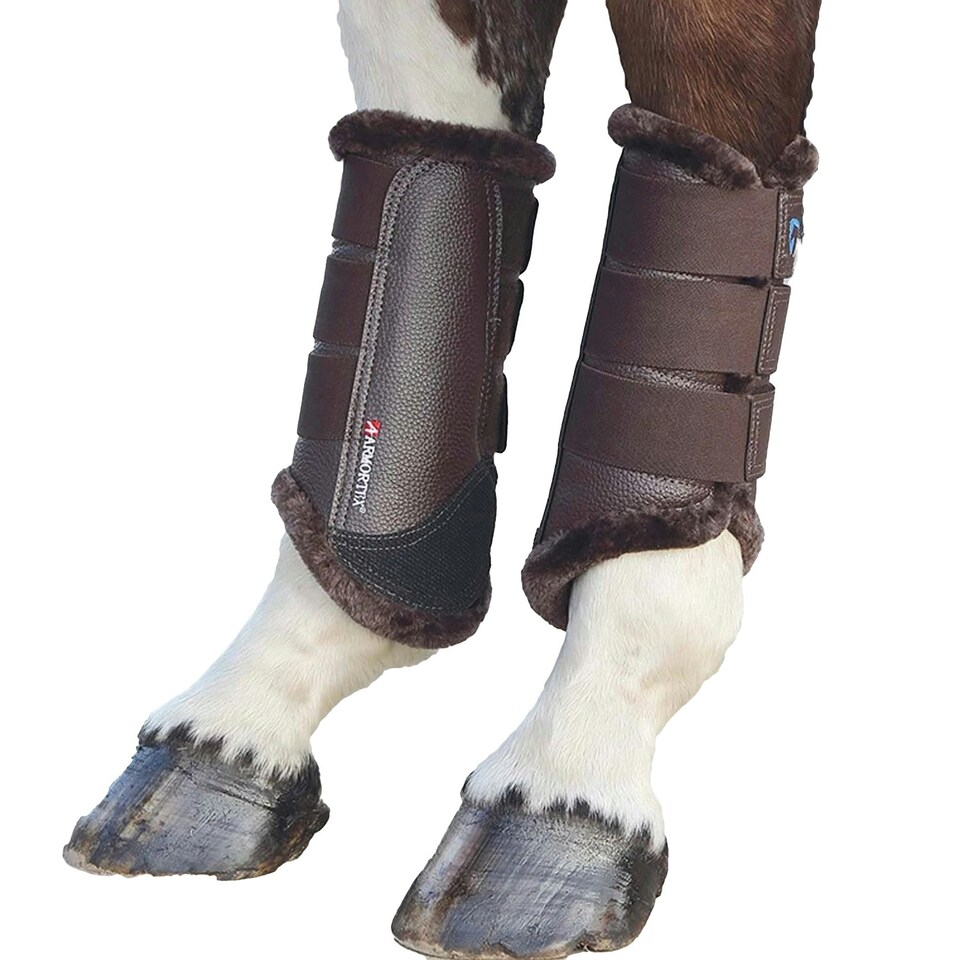 ARMA SupaFleece Horse Brushing Boots - Black - X Full