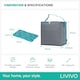 image 9 of LIVIVO 28L Cool Bag with BPA Free Ice Block and Shoulder Strap