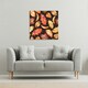 image 2 of Autumn Leaves on Black (Canvas Print) 127 x 127 x 4cm