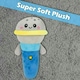 image 5 of Microphone Soft Toy Cute Plushie Huggable Cuddly Stuffed Toy 16cm Blue