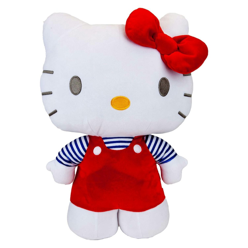 image 1 of Hello Kitty Soft Toy Large Plush Red Cute Plush Huggable Cuddly 50cm Red