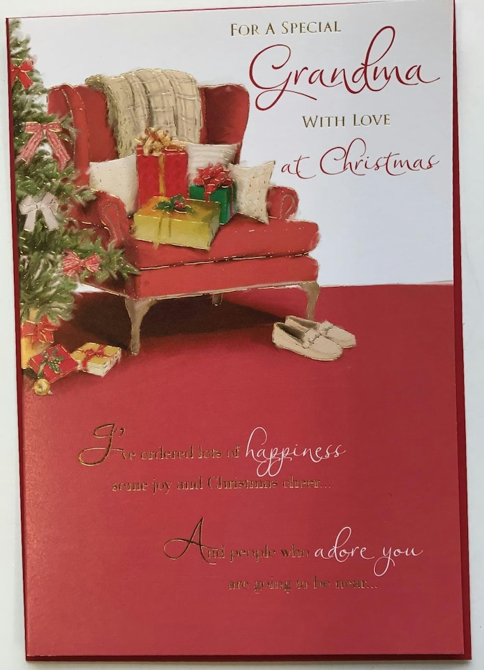 image 1 of Grandma Traditional Christmas Card