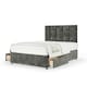 image 1 of Majestic 1000 Pocket Sprung Charcoal Chenille 2 Drawer Divan Set And Pearl Headboard Super King