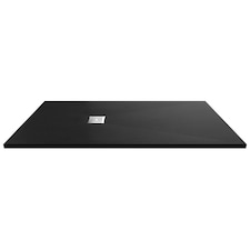Balterley Premium Slimline Rectangular Shower Tray | Black | Black Slate | 1