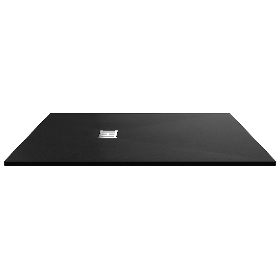 image 1 of Balterley Premium Slimline Rectangular Shower Tray | Black | Black Slate | 1