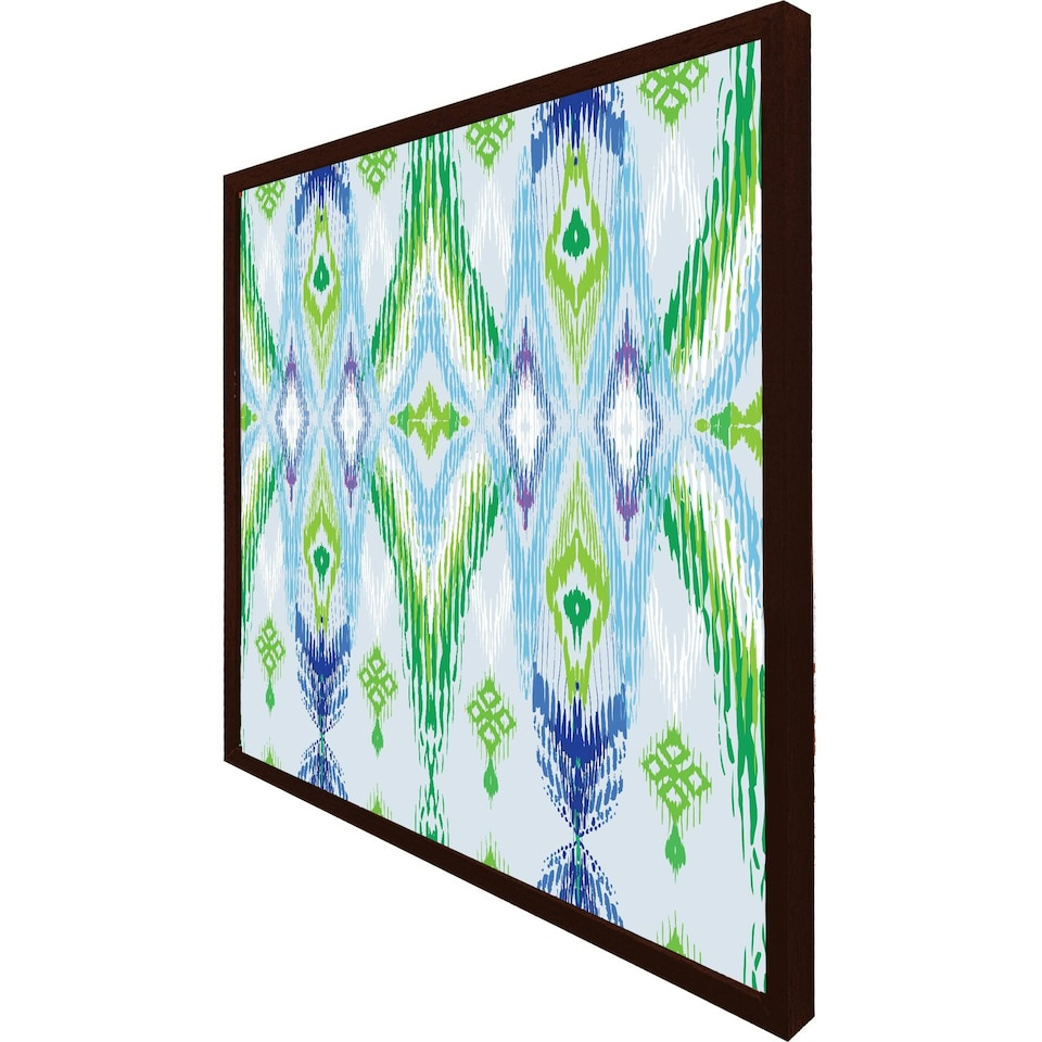image 1 of Ethnic style modern scarf (Picutre Frame) Black | XL