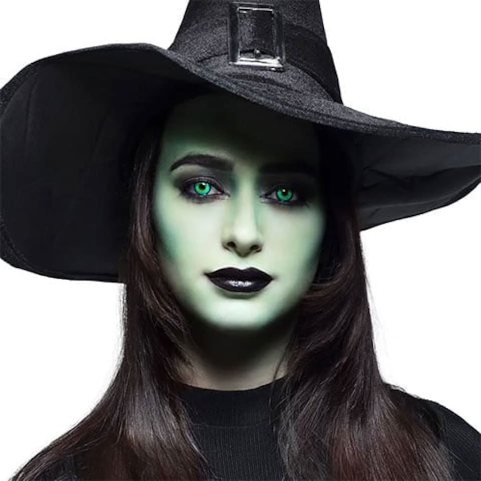Witchcraft Green Halloween Contact Lenses Green