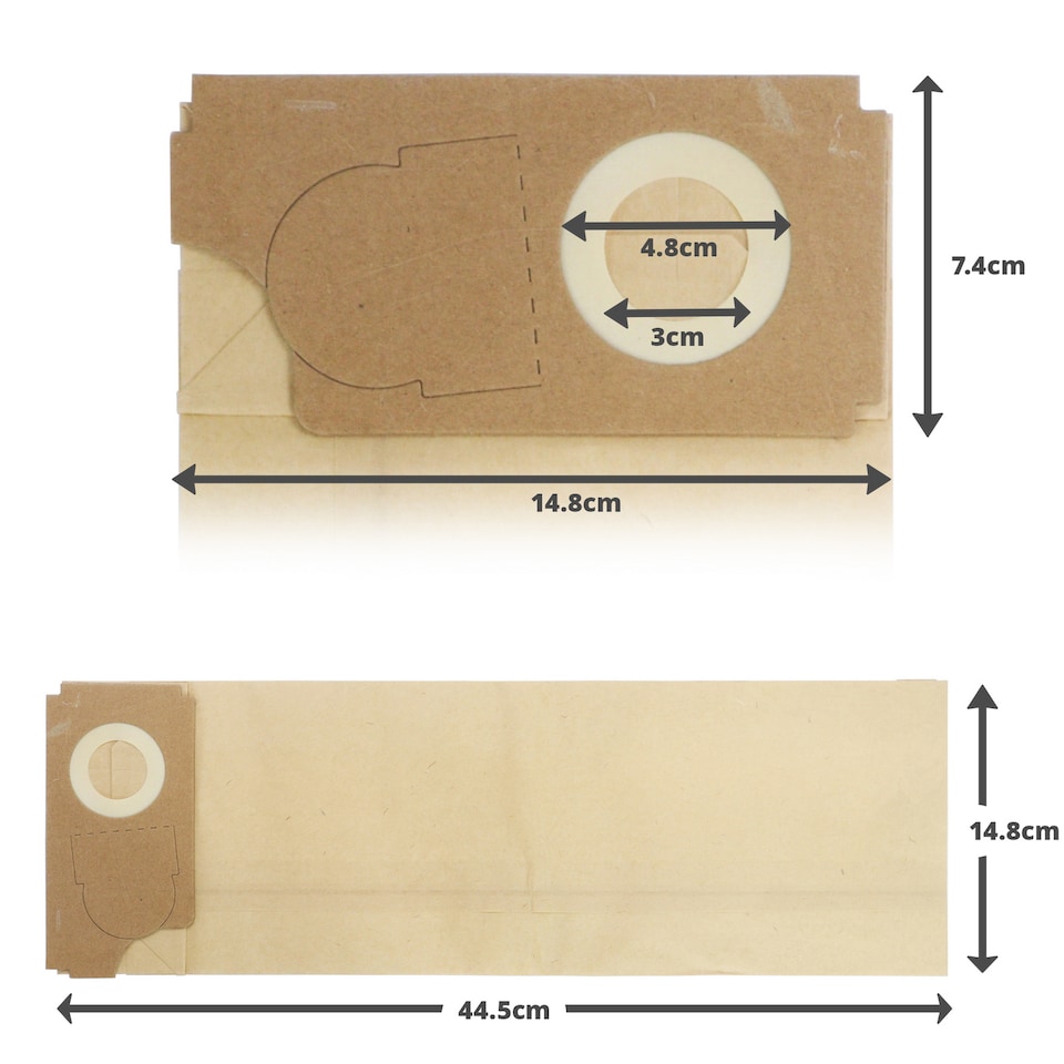 image 1 of Reliapart Dust Bags for Taski 1055C Pack of 5 350 360 450 460 Ensign350 Ensign360