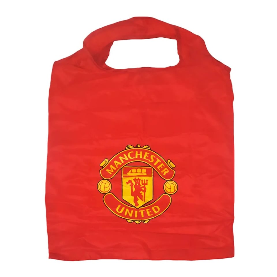 image 1 of Manchester United FC Reusable Bag in a Bag Red
