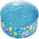 image 1 of Bestway Kids Paddling Pool Rigid Multicolour Star Fish Swimming Pool for Garden Play Fun