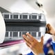 image 5 of 55x35x20cm Carry On Cabin Hard Shell Suitcase - 100+ Airlines Approved Including EasyJet (Paid), British Airways, Ryanair (Priority), TUI Silver | Silver Gloss | Cabin Bag