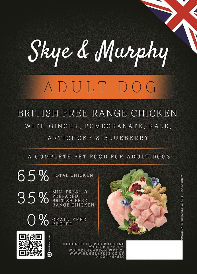 image 1 of Skye & Murphy Superfood 65 Free Range Chicken Adult Dog - 12kg
