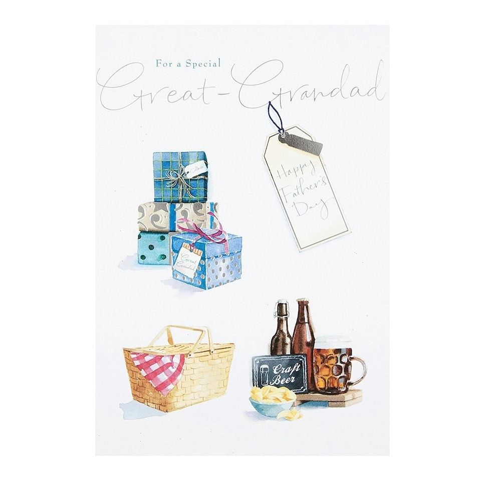 image 1 of Hallmark Great Grandad Father's Day Card 'Every Happiness' Medium