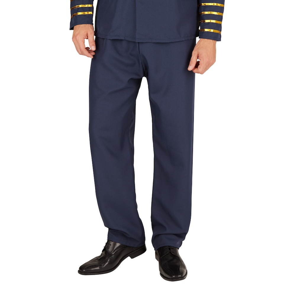 image 1 of Mens pilot costume | Blue | blue | 2XL | 1