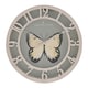 image 1 of Country Living Outdoor Clock - Butterfly 25cm Green