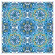image 1 of Floral and geometric embellished tiles (Picutre Frame) White | M