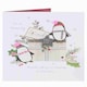 image 2 of Amazing Friend Cute Penguin Luxury Handmade Christmas Greeting Card
