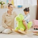 image 8 of HOMCOM Kids Rocking Horse, Plush Ride-On Dinosaur Seat w/ Seat Safety Belt