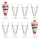 image 1 of Argon Tableware Ice Cream Sundae Glasses - 350ml - Pack of 8 | Clear | Clear