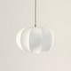 image 5 of CGC Lighting Natalia Cloud Dancer White Oval Distressed Silk Lampshade