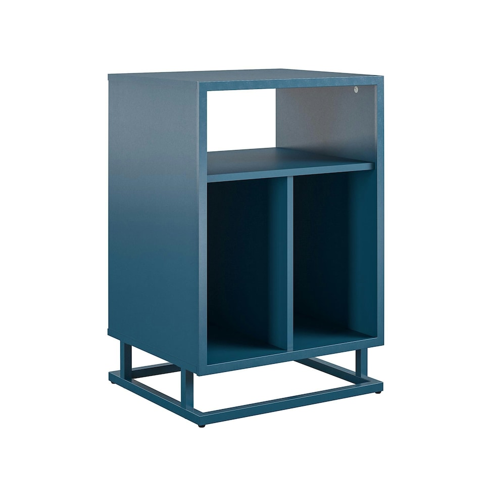 image 1 of Regal Turntable Stand in Metal Blue | Blue | Blue