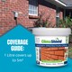image 8 of Brick Waterproofer and Brick Damp Proofer, Masonry Cream, (ClimaShield), Brick Sealer, Breathable, Premium 25-Years Protection, 5L