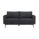 image 2 of Sofia 3 Seater Fabric Scandi Style Sofa | Grey | Grey