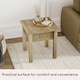image 9 of Vida Designs Panama Lamp Table Side Sofa Bedside Coffee Table, Solid Pine Wood