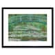 image 1 of Claude Monet Lillies Japanese Footbridge 1899 12x16" Framed Wall Art Print