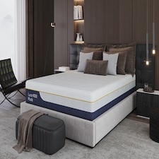 Luna 4000 Plush Gel Memory Pocket Hybrid Mattress Small Double | White | Small Double | 1