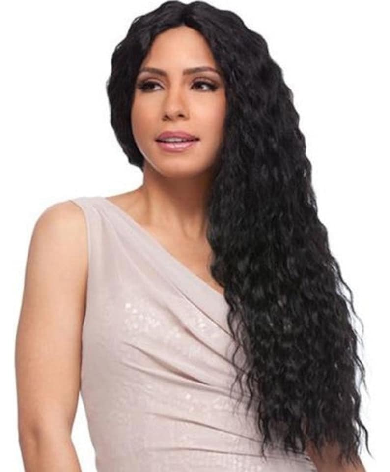 Sensationnel Empress Synthetic French Wave Custom Lace Front Edge Wig