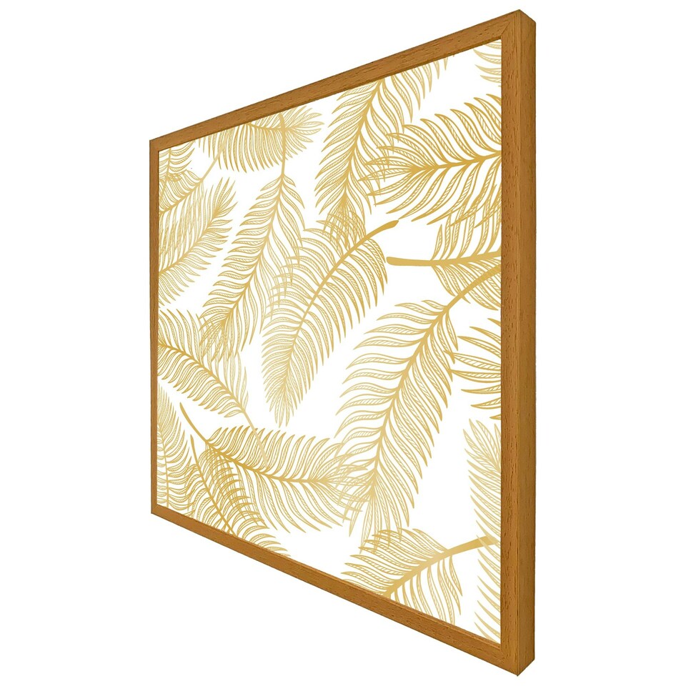 image 1 of Golden leaves (Picture Frame) Black | S