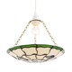 image 2 of Traditional Butterfly Tiffany Glass Green Pendant Lighting Shade | Green | Green | 1