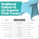 image 4 of Chair Cover Spandex Polyester Stretch Fabric Dining Slipcovers