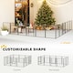 image 3 of PawHut Dog Pen, 12-Panel Puppy Pen for Large Dogs, 100Hcm, Black | Multi | Not provided