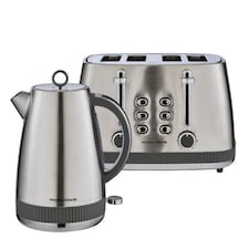 Morphy Richards Mexborough Kettle & Toaster Bundle Grey Trim