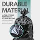 image 5 of Pack of 50 Heavy Duty Black Bin Bags – 80L, Flat Pack