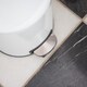 image 6 of Harbour Housewares Bathroom Bin & Toilet Brush Set - 5L - White - Round Stainless Steel Slim Trashcan Rubbish Bin & Brush