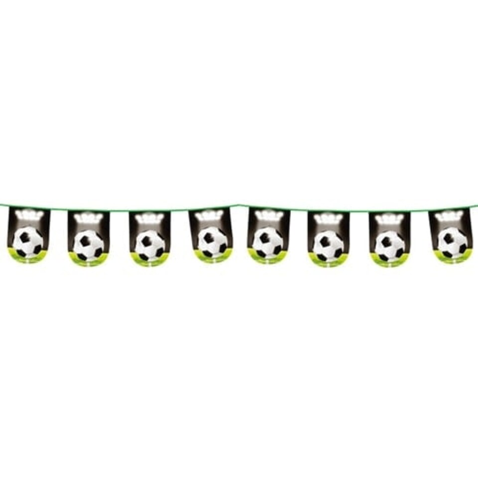 Football Ball Plastic Bunting 6m