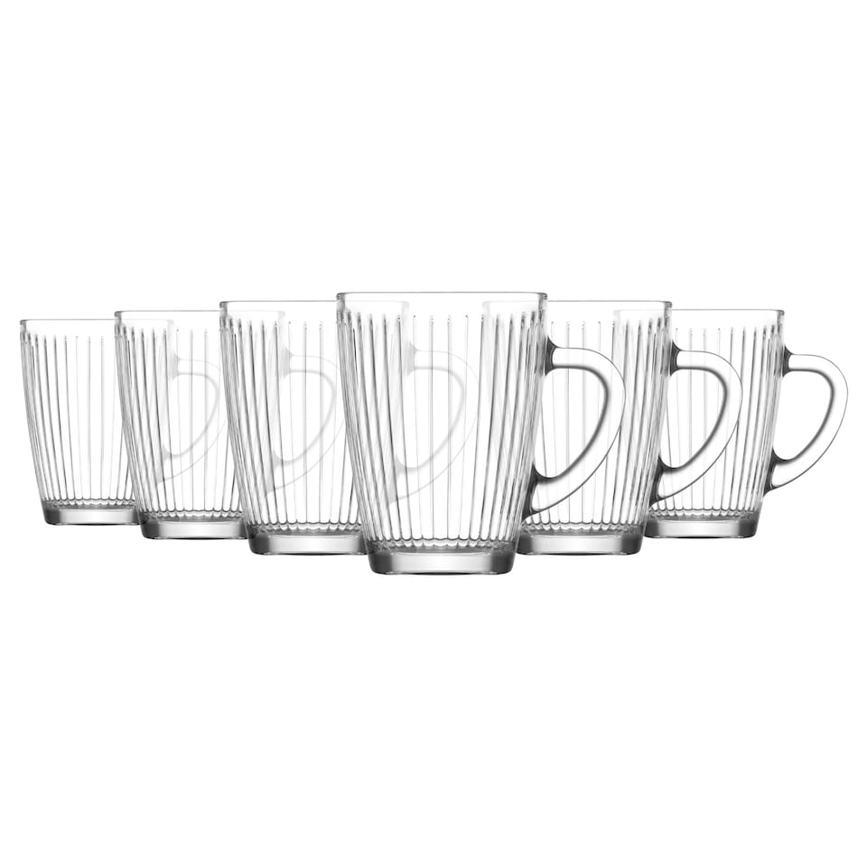 image 1 of LAV Hestia Glass Mugs - 300ml - Pack of 6