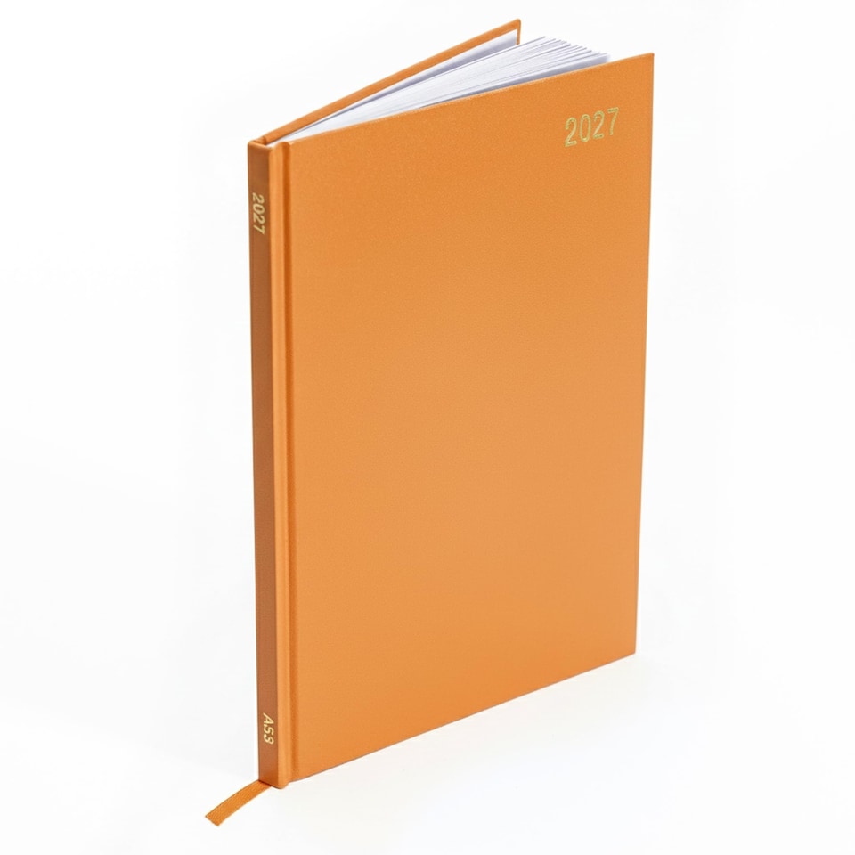image 1 of evelay 2027 Week to View Diary A5 Orange | Orange | Orange