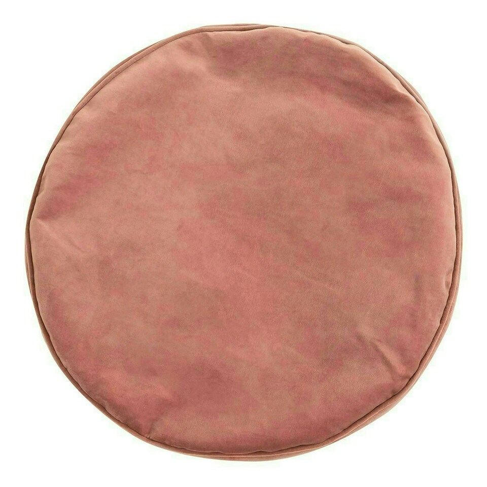 image 1 of icon Milano Velvet Bean Bag Pouffe Dusk Pink Large Velvet Footstools Pink