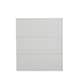 image 6 of Grey Wall Mounted Shelves Painted 3 Book Shelves Ideal for Kids Bedroom Kitchen | White