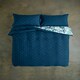 image 4 of Bows Design Cotton Rich Duvet Cover Set – 200 Thread Count Soft & Breathable Bedding | Blue | Double